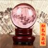 Bola de cristal transparente decoração da casa azul arroxeado vermelho verde fotografia fotografia mágica feng shui bola artesanato criativo