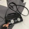 Bolsa Pequena Quadrada de Mão Estilo Doce Ins Nova Moda Verão Coreana Bolsa Transversal Versátil de Alta Qualidade Estilo Ocidental
