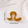 Grace Jewelry Prendedor de Cabelo Simples e Sofisticado em Forma de Onda Moda para o Dia a Dia Geométrico Versátil Acessório de Cabelo