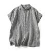 Estilo Artístico Solto Emagrecimento Versátil Gola Redonda Pequena Manga Curta Top Camisa Branca Feminina Xia Xin