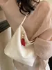 Bolso Tejido de Gran Capacidad para el Trabajo Diario 2026 Verano Nuevo Bolso de Hombro de Alto Valor Bolso Cubo de Estilo Relajado y Moderno