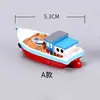 Decoração de aquário paisagístico em miniatura, ornamentos de barcos pequenos, modelos de roda de barco de pesca e iate, pequenas peças decorativas, decoração de casa feita à mão