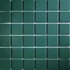 Azulejos de Pared de Cerámica Mosaico Verde Oscuro Retro para Cocina, Comedor, Baño, Lavabo, Piscina