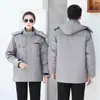 Chaqueta de Algodón Acolchada de Invierno para Hombres y Mujeres Engrosada Resistente al Desgaste Ropa de Algodón para Trabajadores de Saneamiento Ropa de Trabajo Jardín Fábrica Taller Reflectante Simple/Doble Ropa de Protección Laboral