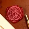 Carimbo de Selo de Cera, Adesivos de Selo de Cera em Relevo 3D para Envelopes, Moedas de Cera, Cartas de Amor, Convites, Folhas de Cera Autoadesivas para Casamento