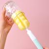 Cepillo para Botellas de Esponja Transfronterizo, Cepillo para Taza Desmontable con Popote para Biberón, Set de 3 Piezas, Cepillo para Termo