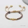 Pulsera Semiterminada de Cuerda Trenzada Estilo Tíbet Jade Cera de Abejas Cuenta Dzi Accesorios de Joyería Pulsera Tejida Estilo Étnico Accesorios DIY