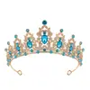 Tiara Corona Transfronteriza Novia Aleación Corona de Boda Banquete Barroca Princesa Accesorios para el Cabello Cumpleaños Corona Gama Alta