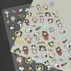 Popular Lindo Snoopy Relieve Arte de Uñas Pegatinas 3D Perro de Dibujos Animados Juguetón Portalápices DIY Taza de Agua Pegatinas para Uñas
