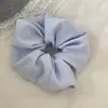 Goma para el pelo de color sólido esponjosa color crema de primavera y verano, coreana, suave, de alta gama, accesorio simple para el pelo, goma para el pelo de mujer