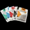 Bolsa de embalaje con cremallera de color para cable de datos de teléfono móvil, bolsa de embalaje autosellante mate de alta calidad