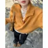 2026 Suéter de Punto Holgado Estilo Perezoso con Cuello Medio Abierto Dopamina para Mujer Otoño Invierno Engrosado Se Puede Usar por Fuera o como Capa Base Top