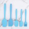 Raspador de silicone direto da fábrica 5 pedaços de creme de bolo espátula pasta de escova de mistura faca ferramenta de cozimento