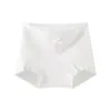 Cuecas Boxer Femininas Novas Cintura Média Estendida Algodão Puro Antibacteriano Crotch Estilo Ballet Controle da Barriga Cuecas Cobrindo o Quadril para Mulheres