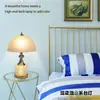 Lámpara de Mesa de Cristal de Lujo Ligero Yusheng Lámpara Moderna Europea para Dormitorio Mesita de Noche Lámpara Decorativa Romántica para Dormitorio Europeo