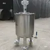 Tanque de Mistura Pneumático de Aço Inoxidável Tanque de Mistura com Descarga Inferior Automática