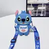 Bolso de Silicona Infantil Nuevo de Dibujos Animados Transfronterizo Bolso de Hombro de Moda Stilwell Bolsa para Guardar Juguetes Bolsa para Auriculares Bolso Cruzado