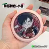 Estuche Protector de 5875 mm Colgante Sellado Merchandising de Anime Insignia Redonda Almacenamiento Bolsa Ita Llavero