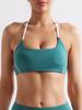 Traje de Yoga Sexy de Color de Contraste Desnudo Falda de Tenis para Mujer Sujetador Deportivo Ajustado sin Espalda Ropa Interior de Tirantes para Fitness