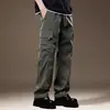Pantalones de trabajo para hombre de marca italiana de alta gama y tendencia, nuevo estilo primavera 2026, pantalones deportivos casuales de pierna ancha, rectos, holgados