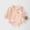 Roupas de Bebê Primavera Outono Algodão Puro Manga Longa Body Roupas de Outono para Bebê Menina Bebê Princesa Super Fofo Bebê e Criança Pequena Passeio Outono