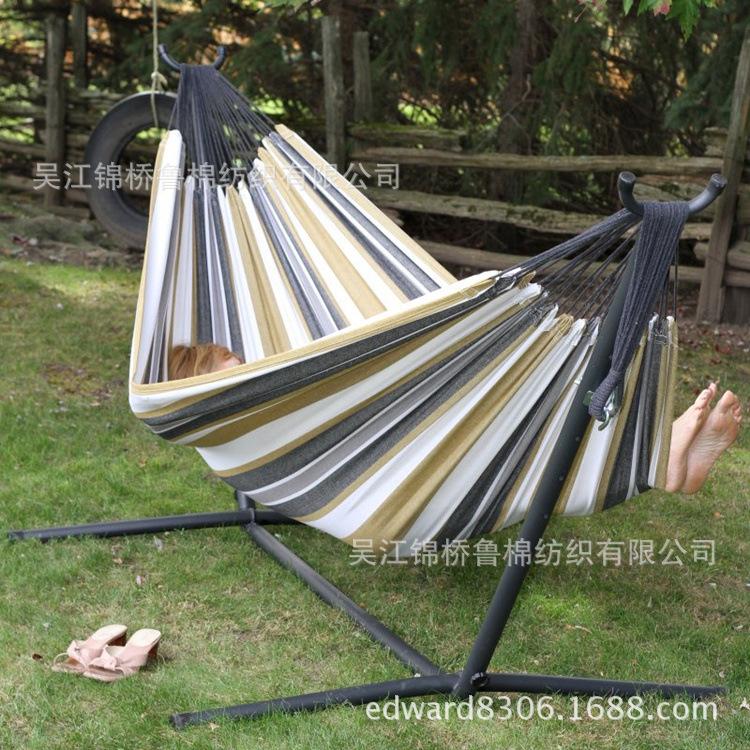 色织条帆布帐篷