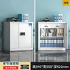Gabinete de seguridad con huella dactilar engrosado, caja fuerte, gabinete metálico para documentos, gabinete bajo de archivo de oficina con cerradura de contraseña electrónica