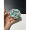 Tela de Microfibra Estampada Elegante de 6.6cm Flor Camelia Flor Pequeña Fragante Joyería Flor para Zapato Broche de Solapa Pinza para el Cabello Broche