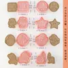 Mini Moldes para Galletas de Dibujos Animados Sanrio Hogareños Moldes de Sandía Estéreo 3D Corte a Presión Horneado de Fondant Hecho a Mano