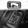 Adecuado para modelos Jeep Wrangler 11-17, juego completo de decoración interior de fibra de carbono para el logotipo del volante y el marco del interruptor del aire acondicionado