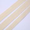 Stock Listo del Fabricante 2.2cm Algodón Puro Ecológico Blanco Sarga Doble Cinta de Orillo de Algodón Accesorios de Cincha