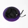 Boina de lã profissional quente para outono e inverno com forro, borda com fita, cordão de ajuste, boné de boina de segurança para homens e mulheres