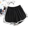 Pantalones cortos deportivos de tres puntos para mujer, pantalones de playa de verano transfronterizos, pantalones casuales para el hogar, pantalones cortos de cintura elástica para estudiantes, venta al por mayor