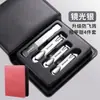Conjunto de Cortadores de Unha Alemão Presente de Luxo Cortador de Unha Doméstico Anti-Salpicos Ferramenta de Manicure para Cuidados Pessoais