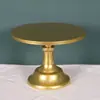 Suporte de Bolo de Ferro Forjado Europeu Adereços de Casamento Bandeja de Bolo Prato de Bolo de Pé Alto Ornamento de Mesa de Sobremesa Suporte de Bolo de Ferro Forjado