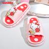 Pantufas infantis Sanrio, desenho animado, para banho, para casa, ambientes internos, antiderrapantes, com sola macia, fofas, para bebês, uso externo, sapatos de praia