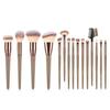 Nuevo Set Transfronterizo de 10 Piezas de Brochas de Maquillaje Dorado Champagne Brocha para Polvo Suelto Brocha para Polvo Suelto Brocha para Sombra de Ojos Brocha para Rubor Herramientas de Maquillaje
