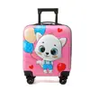 Nueva Maleta Infantil 3D de Dibujos Animados de 18 Pulgadas con Ruedas Giratorias Maleta de Cabina Maleta de Viaje de Negocios Caja de Regalo para Eventos