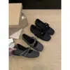Zapatos estilo Mary Jane de tweed con plataforma interior, con lazo y forro de felpa para abrigar, nuevo modelo 2025