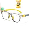 Los niños Tr90 pueden equiparse con montura de gafas para miopía ultraligera estudiantes anti luz azul venta al por mayor montura de gafas nueva suave niños y mujeres