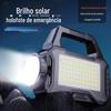 Holofote portátil ao ar livre multifuncional Carregamento de sol longa resistência montanha camping lanterna atacado