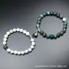 Europa e Estados Unidos joias atacado transfronteiriço pulseira de contas magnéticas de sucção para casais pulseira de pedra natural para casais namoradas atacado