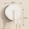 Gancho de Ventosa, Gancho Adhesivo de Vacío sin Taladro para Cocina, Detrás de la Puerta, Baño, Pared del Inodoro