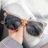 Gafas de Sol Estilo Nuevo 2025 Moda Europea y Americana Clavo de Arroz de 2 Puntos Gafas de Sol de Moda Mismo Estilo que las Celebridades de Internet Gafas de Sol Polarizadas Venta al por Mayor