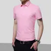 Camisa Blanca Talla Grande Negocios Transfronterizos 2026, Camisa de Color Sólido Ajustada Moderna para Todas las Estaciones, Camisa Versátil para Hombre