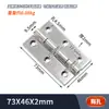 Dobradiça Industrial Espessada de Aço Inoxidável 304 1 polegada 2 polegadas 3 polegadas Dobradiça Dobradiça de Carga Pesada Dobradiça Folha de Lótus