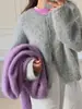 Nuevo Suéter Cardigan de Felpa de Botones Sencillos Estilo Perezoso Chic Suave Europeo y Americano Transfronterizo Otoño/Invierno 2026 para Mujer