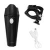 Luz Trasera de Bicicleta Luz de Advertencia Carga USB T6 LED Doble Luz Delantera Set de 4 Modos Luz Delantera de Bicicleta de Montaña de Alto Brillo