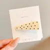 Pinza para el pelo con estampado de leopardo y flores, accesorio para el pelo elegante y exquisito, pinza dulce para flequillo, pinza para el pelo para mechones sueltos, adorno para el pelo elegante y exquisito