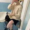 Cárdigan retro grueso de punto estilo bosque LEKA para mujer, nuevo abrigo suéter casual holgado otoño e invierno 2026